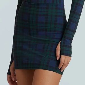 Commando Women's Plaid Classic Print Mini Skirt